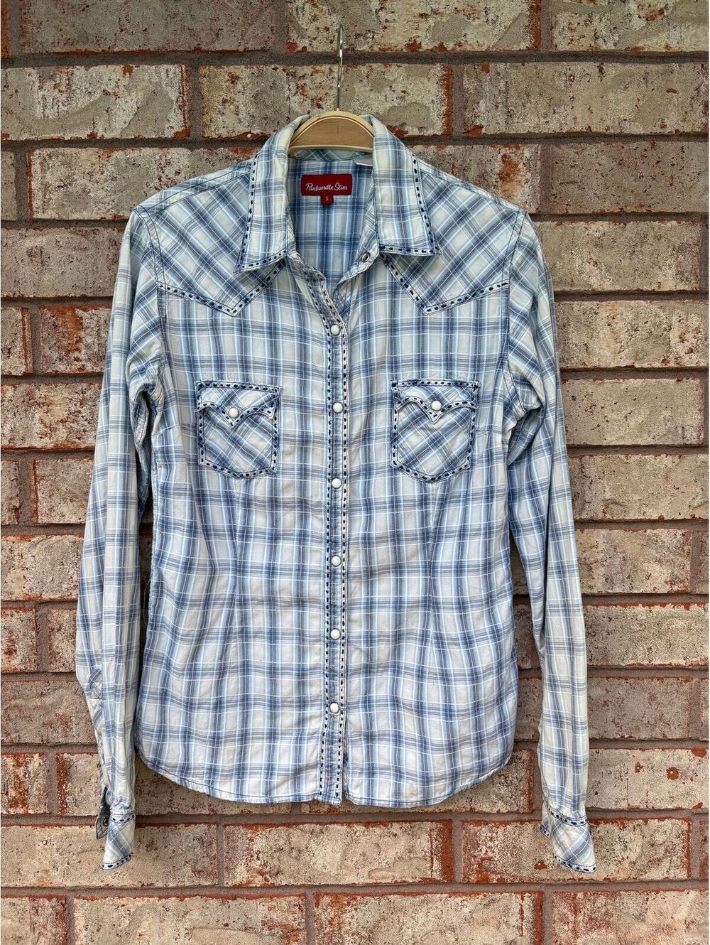 Panhandle Slim Western Pearl Snap Size S